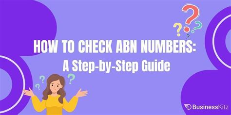 how to check abn number.